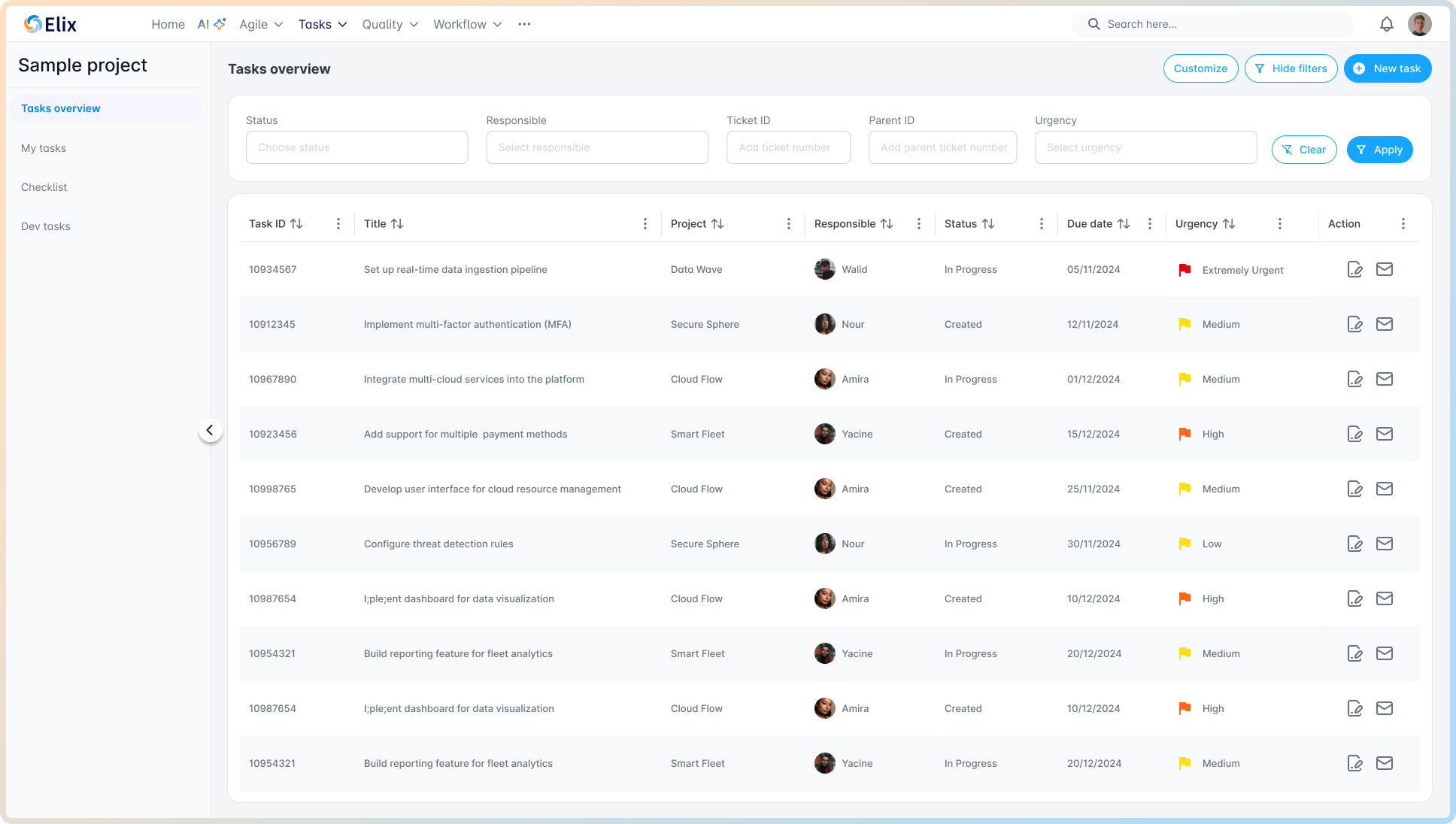 Ticketing & Tasks