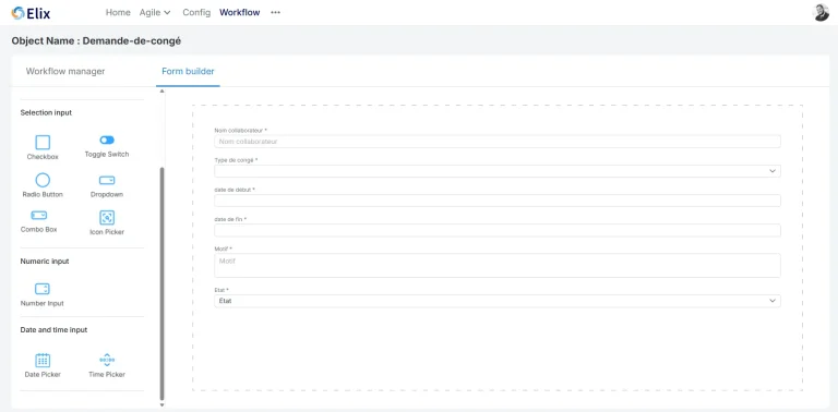 Elix Form Builder - FR
