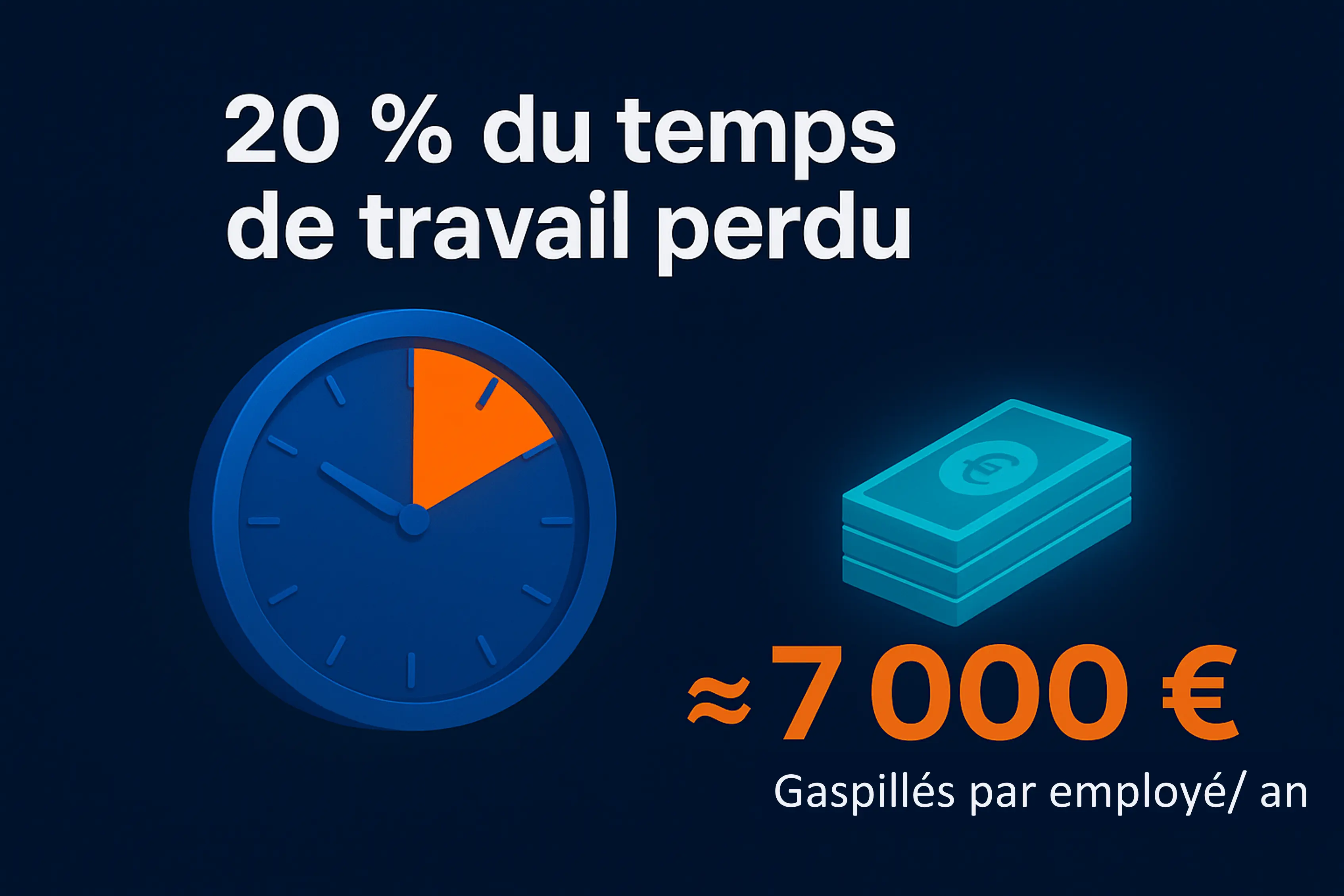 temps perdu en recherche d'informations et documents en entreprise